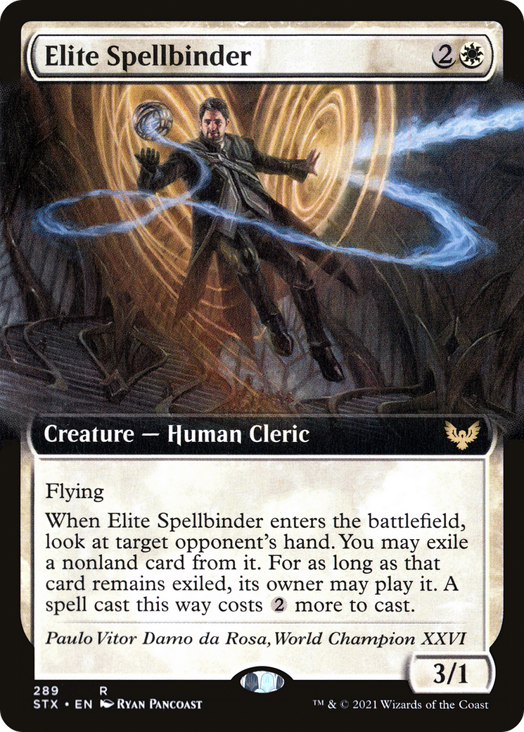 Elite Spellbinder (Extended Art): (Extended Art) [Strixhaven: School of Mages]