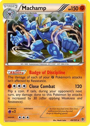 Machamp - 49/101 (Cosmos Holo) [Blister Exclusives] - Holofoil