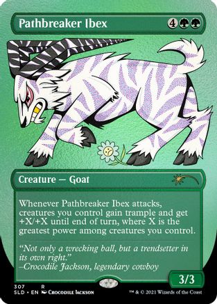 Pathbreaker Ibex (Foil Etched) [Secret Lair Drop Series] Foil
