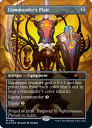 Commander's Plate (Borderless) [Secret Lair Drop] Foil