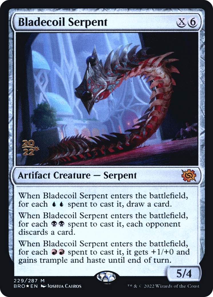 Bladecoil Serpent - The Brothers' War Promos Foil