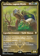 Archelos, Lagoon Mystic (Foil Etched) - Commander Legends Foil