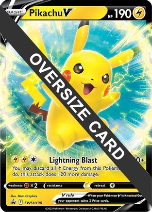 Pikachu V - SWSH198 [Jumbo Cards] - Holofoil