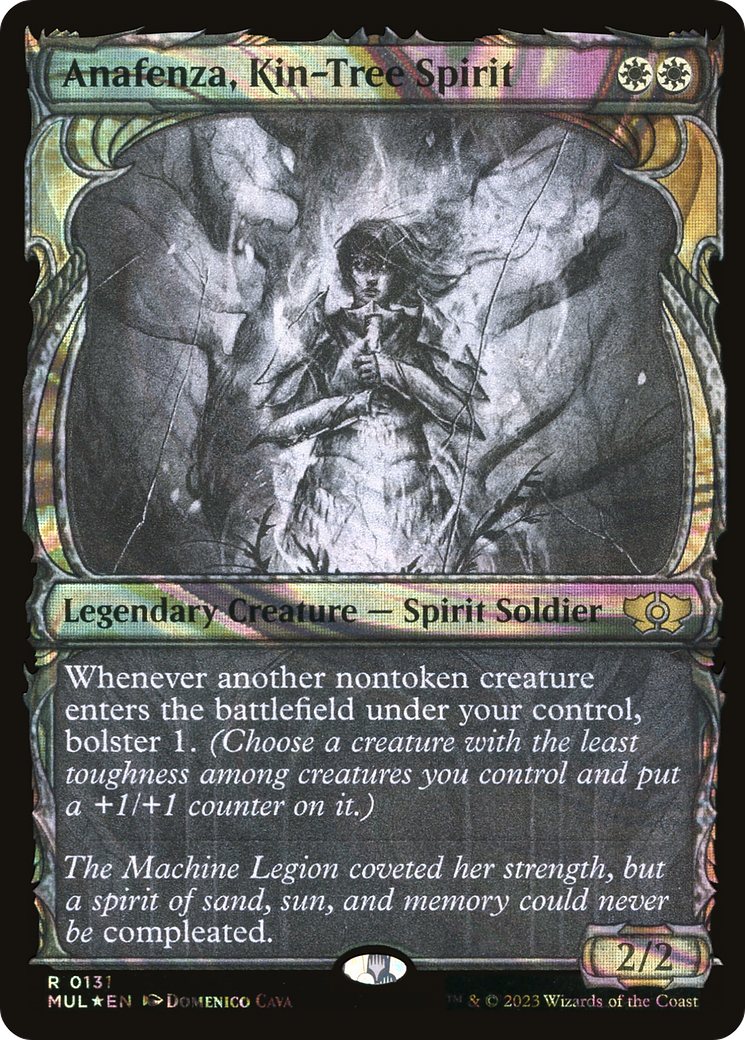 Anafenza, Kin-Tree Spirit (Halo Foil) - Multiverse Legends: (Showcase) Foil