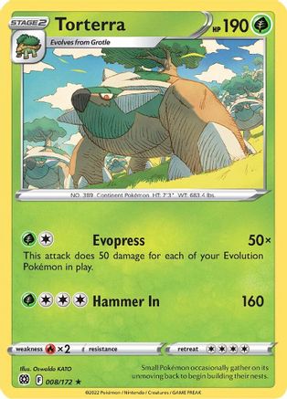 Torterra - 8/172 [SWSH09: Brilliant Stars]