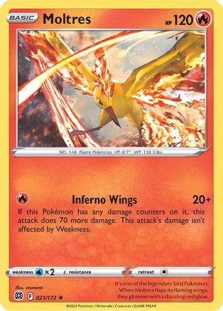 Moltres - 21/172 [SWSH09: Brilliant Stars]