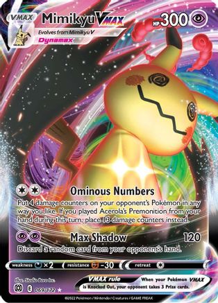Mimikyu VMAX - 69/172 [SWSH09: Brilliant Stars] - Holofoil
