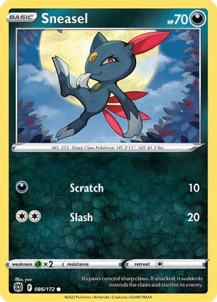 Sneasel - 86/172 [SWSH09: Brilliant Stars]