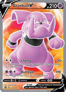 Granbull V - 159/172 (Full Art) [SWSH09: Brilliant Stars] - Holofoil