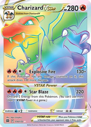 Charizard VSTAR - 174/172 (Secret) [SWSH09: Brilliant Stars] - Holofoil