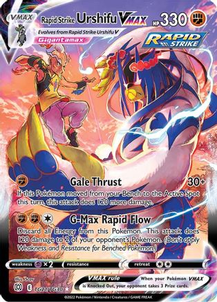 Rapid Strike Urshifu VMAX - TG21 [SWSH09: Brilliant Stars Trainer Gallery] - Holofoil