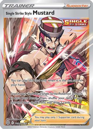 Single Strike Style Mustard - TG28 [SWSH09: Brilliant Stars Trainer Gallery] - Holofoil