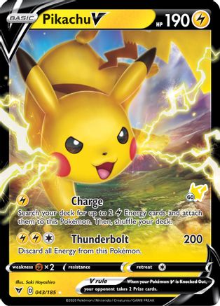 Pikachu V - 043/185 (