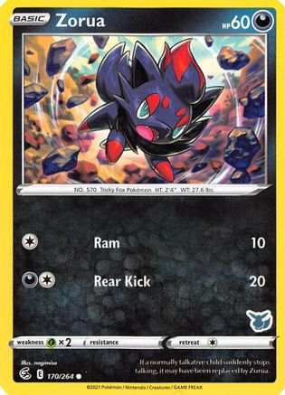 Zorua - 170/264 (Eevee Stamped) [Battle Academy 2022]