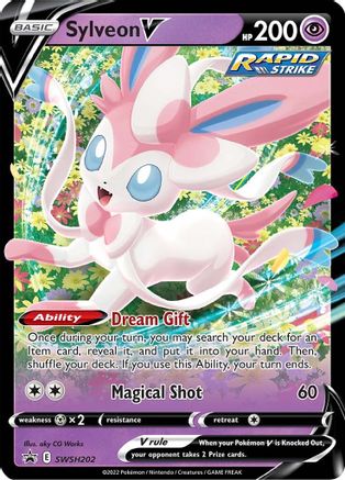 Sylveon V - SWSH202 [SWSH Sword & Shield Promo Cards] - Holofoil