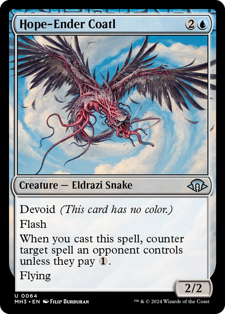 Hope-Ender Coatl: (devoid) [Modern Horizons 3]