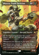 Muerra, Trash Tactician (Borderless) (Raised Foil) - [Bloomburrow]: (Showcase) Foil