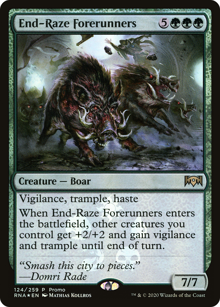 End-Raze Forerunners [Ravnica Allegiance Promos] Foil