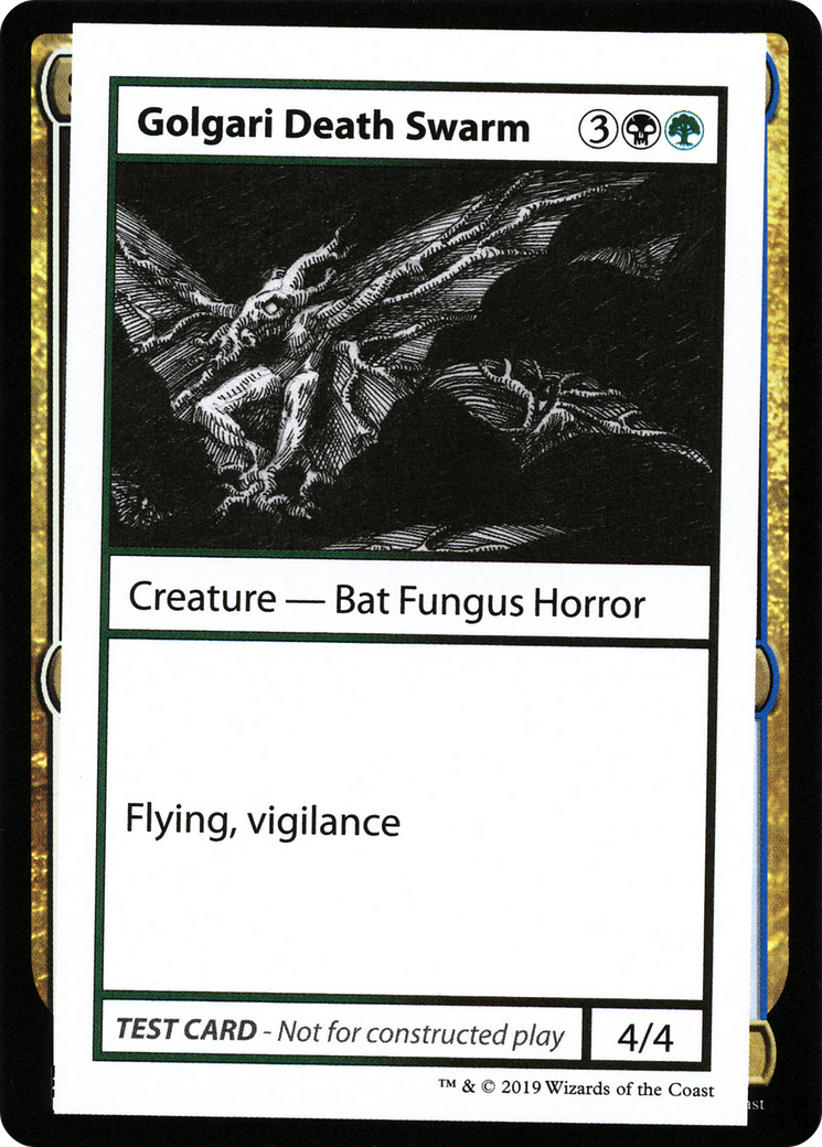 Golgari Death Swarm (No PW Symbol) [Mystery Booster Playtest Cards 2021]