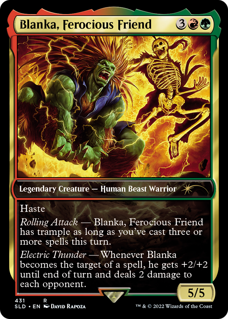 Blanka, Ferocious Friend [Secret Lair Drop] / Blanka, Ferocious Friend