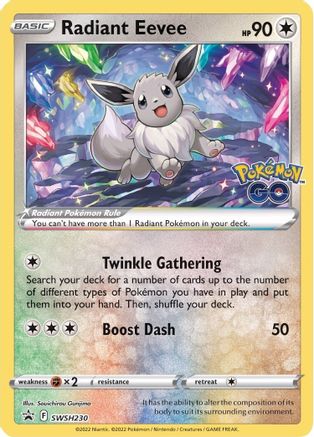 Radiant Eevee - SWSH230 [SWSH Sword & Shield Promo Cards] - Holofoil