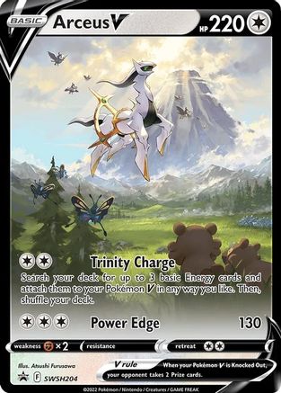 Arceus V - SWSH204 [SWSH Sword & Shield Promo Cards] - Holofoil