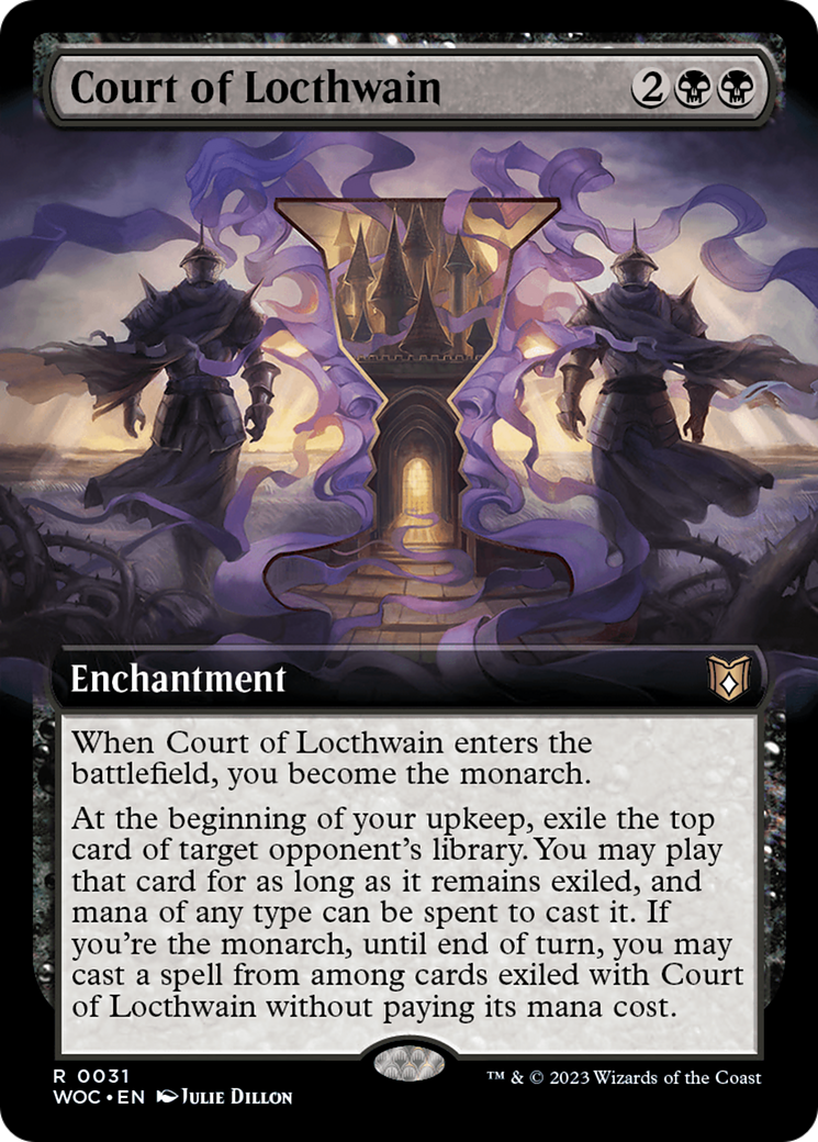Court of Locthwain (Extended Art): (Extended Art) [Wilds of Eldraine Commander]