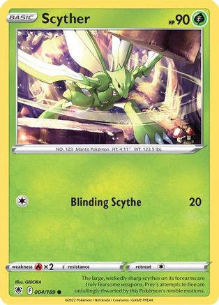 Scyther (004) (004) 004 [SWSH10 Astral Radiance]
