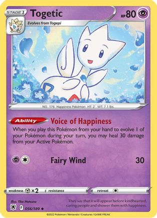 Togetic 056 [SWSH10 Astral Radiance]