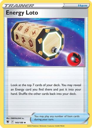 Energy Loto 140 [SWSH10 Astral Radiance]