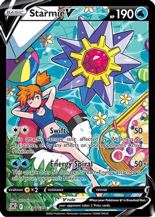 Starmie V TG13 [SWSH10 Astral Radiance Trainer Gallery]  - Holofoil