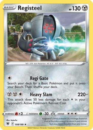 Registeel 108 [SWSH10 Astral Radiance]