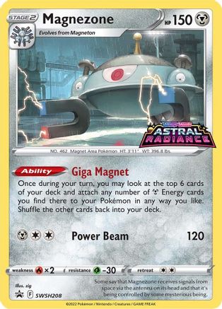 Magnezone - SWSH208 [SWSH Sword & Shield Promo Cards] - Holofoil