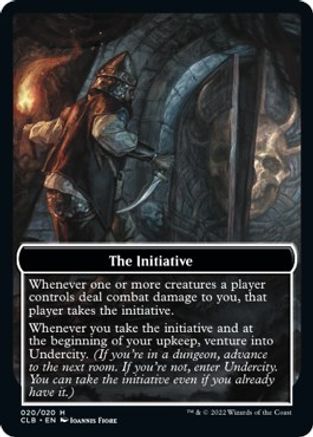 The Initiative // Undercity Double-Sided Token [Commander Legends: Battle for Baldur's Gate Tokens]