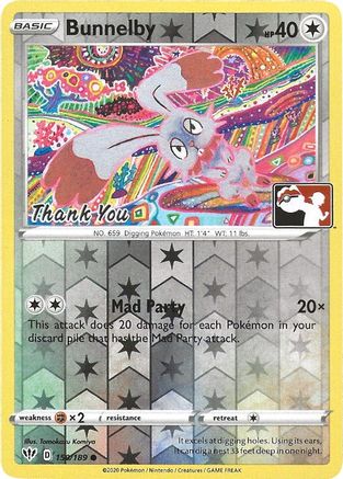 Bunnelby - 150/189 (Thank You Promo) [Miscellaneous Cards & Products] - Reverse Holofoil