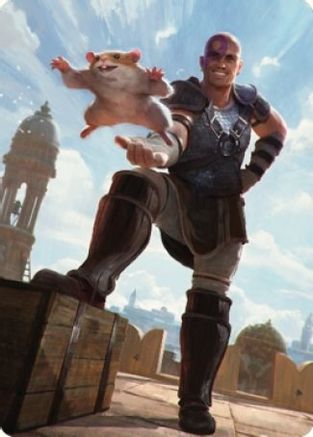 Minsc & Boo, Timeless Heroes Art Card (72) [Commander Legends: Battle for Baldur's Gate Art Series]