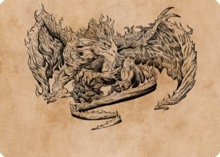 Miirym, Sentinel Wyrm Art Card [Commander Legends: Battle for Baldur's Gate Art Series]