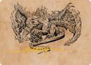 Miirym, Sentinel Wyrm Art Card (Gold-Stamped Signature) [Commander Legends: Battle for Baldur's Gate Art Series]