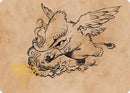 Lulu, Loyal Hollyphant Art Card (46) (Gold-Stamped Signature) [Commander Legends: Battle for Baldur's Gate Art Series]