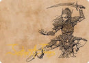 Lae'zel, Vlaakith's Champion Art Card (Gold-Stamped Signature) [Commander Legends: Battle for Baldur's Gate Art Series]