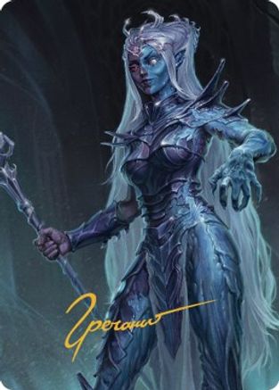 Mocking Doppelganger Art Card (Gold-Stamped Signature) [Commander Legends: Battle for Baldur's Gate Art Series]