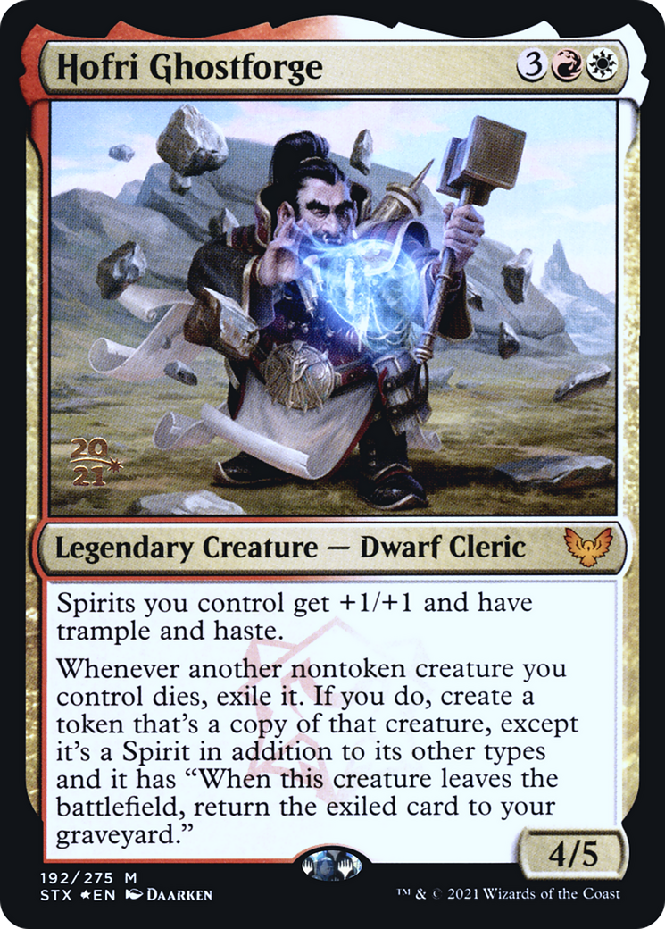 Hofri Ghostforge [Strixhaven: School of Mages Promos] Foil