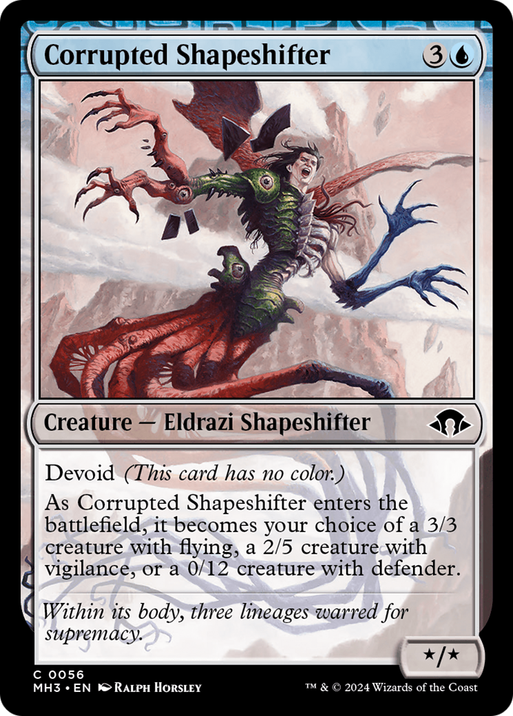 Corrupted Shapeshifter: (devoid) [Modern Horizons 3]