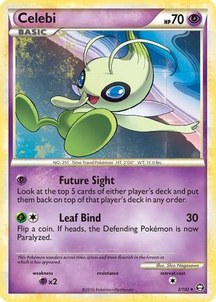 Celebi - 3/102 (Non-Holo Movie Exclusive)/102 [Triumphant]
