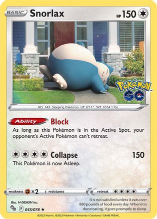 Snorlax 055 [Pokemon GO]