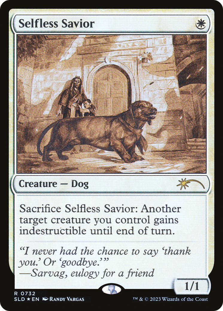 Selfless Savior (Sketch Showcase) [Secret Lair Drop]