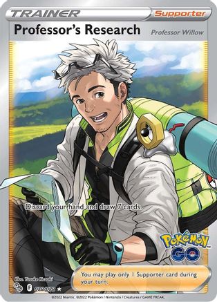 Professor's Research (Full Art) 078 [Pokemon GO]  - Holofoil