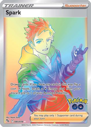 Spark (Secret) 085 [Pokemon GO]  - Holofoil