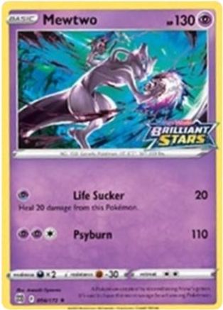 Mewtwo (Brilliant Stars Stamped) 056/172 [Miscellaneous Cards & Products]  - Holofoil