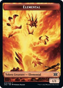 Elemental // Aven Initiate Double-Sided Token [Double Masters 2022] Foil